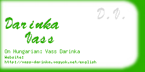 darinka vass business card